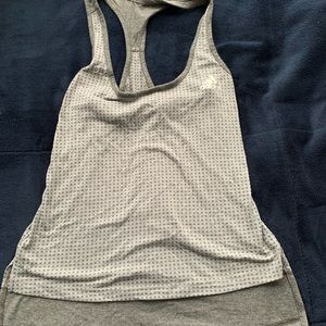 Grey Adidas athletic tank top